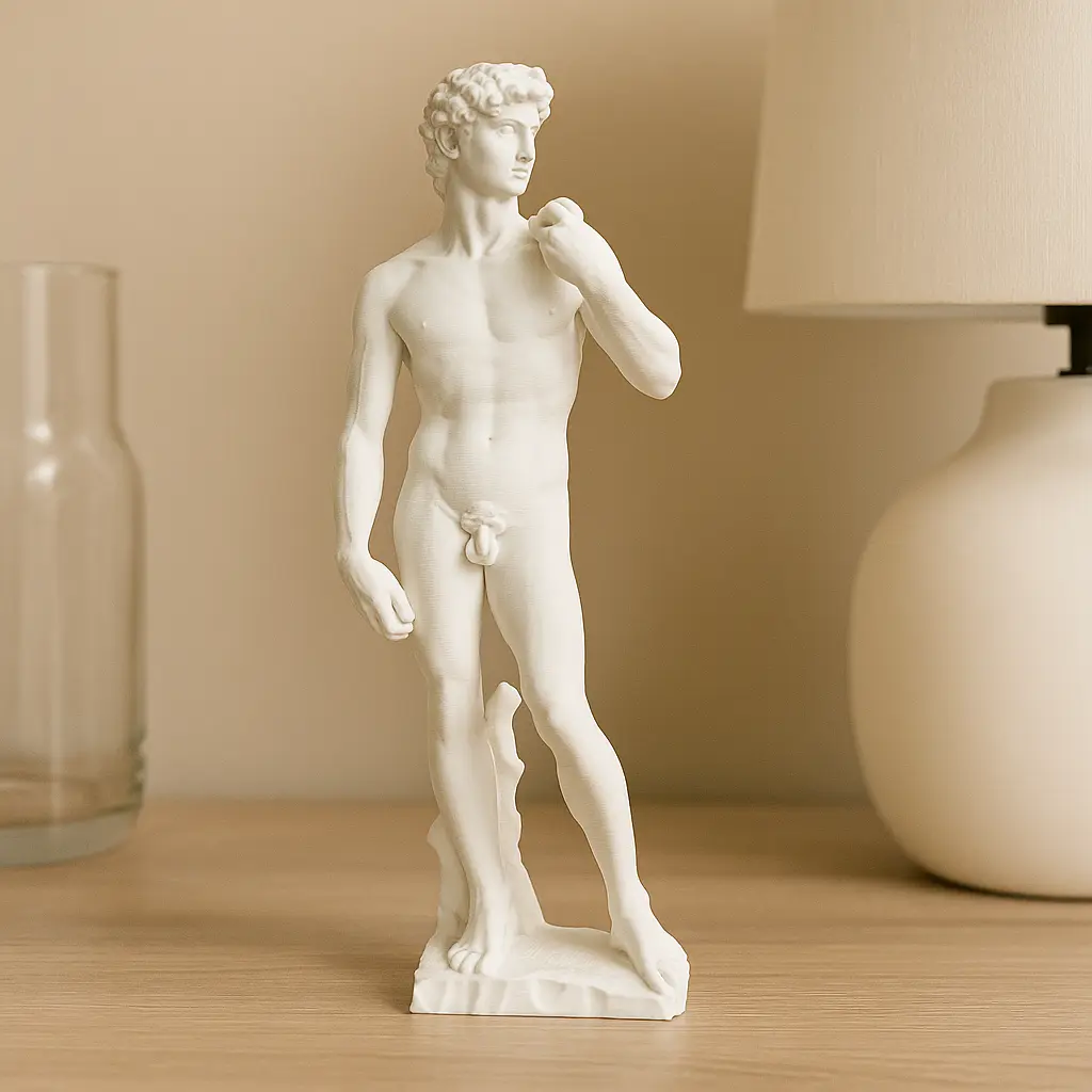 DAVID MICHELANGELO - PRINTELLO - COR GESSO - DECORADO.webp